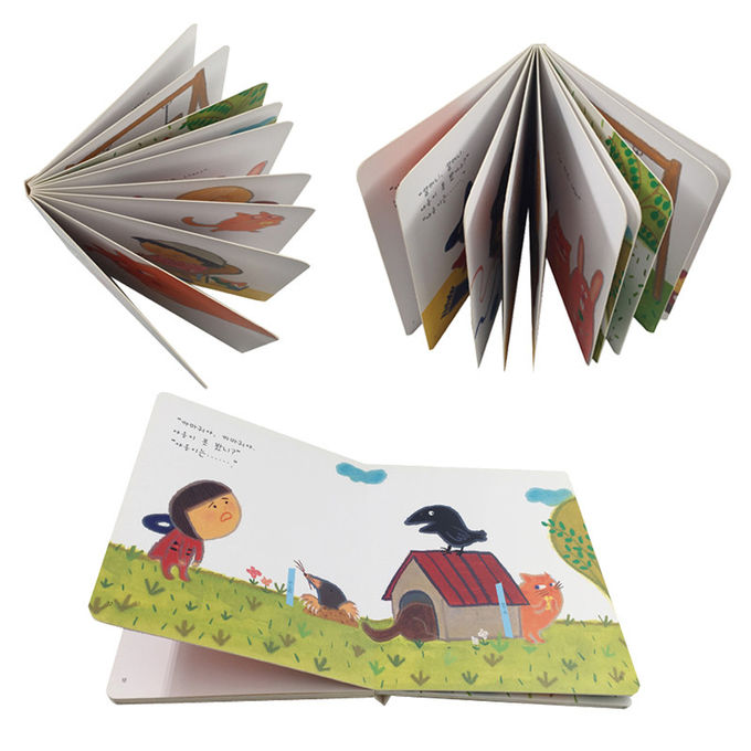 Colorful Hardcover Printing And Binding  English Animal Cartoon Story Book For Children